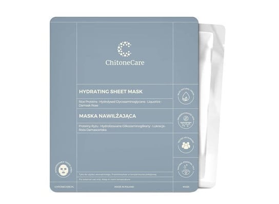 ChitoneCare, Maska Nawilżająca/Hydrating Sheet Mask 23 ml ChitoneCare