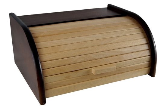 CHLEBAK drewniany duży DWUKOLOROWY JR 40x29x18cm PEEWIT