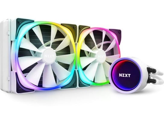 CHŁODZENIE WODNE NZXT KRAKEN X63 RGB 280MM PODŚWIETLANE WENTYLATORY I POMPA BIAŁE Inna marka