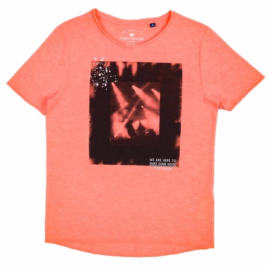 Chłopięcy pomarańczowy T-shirt marki Tom Tailor Tom Tailor