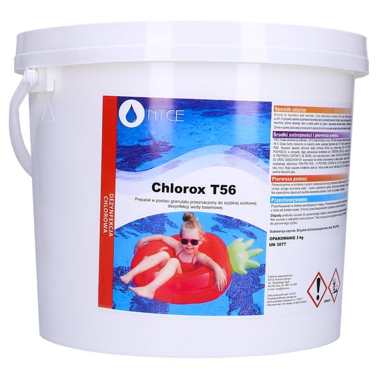 CHLOR SZOK Chemia do Basenów CHLOROX T56 NTCE 3kg Inna marka
