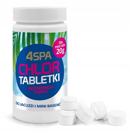 Chlor Tabletki do Basenu Jacuzzi Spa GAMIX 20g 1kg Inna marka