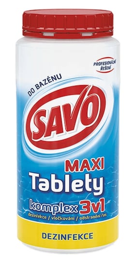 Chlor tabletki do basenu Savo 1,4 kg ( 7x 200g) Savo