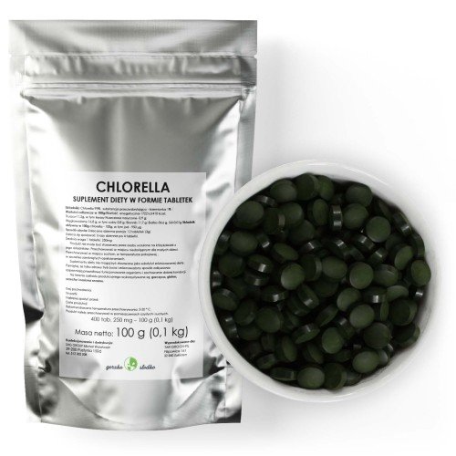 Chlorella Algi, Suplement Diety, 400 Tab. GORZKOISLODKO