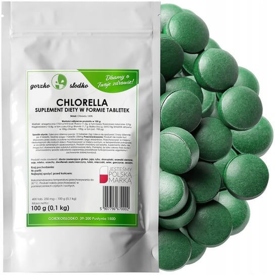 Chlorella Algi, Suplement Diety, 400 Tab. Inna marka