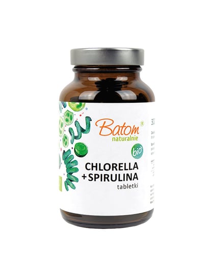 CHLORELLA + SPIRULINA BIO 300 TABLETEK 120 g (400 mg) – BATOM Batom
