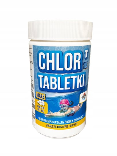 Chlortix Tabletki Małe Do Basenu Na Bakterie 20G/1Kg Inna marka
