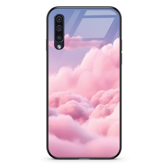 Chmury pink - Galaxy A50 Etui szklane [TIF 17A] PieceofCase