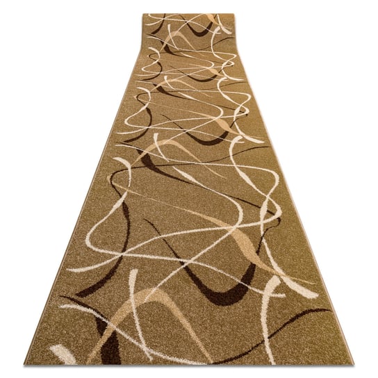 Chodnik KARMEL FRYZ - CHOCO orzech 100 cm, 100x600 cm Dywany Łuszczów