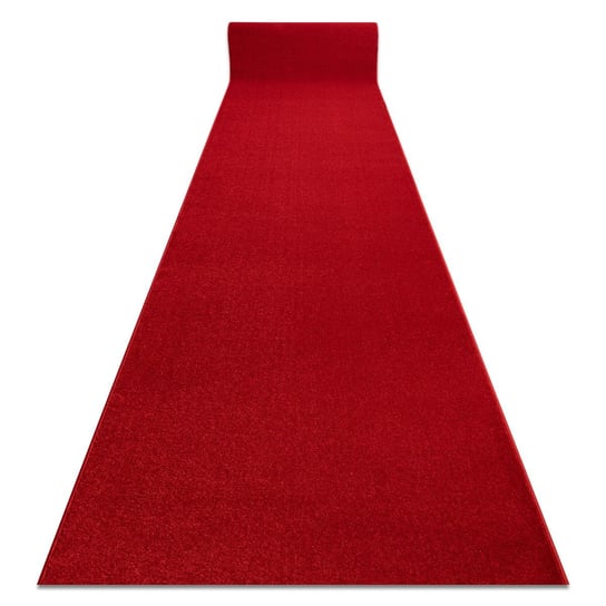 Chodnik KARMEL Gładki karmin / czerwony 160 cm, 160x320 cm Dywany Łuszczów