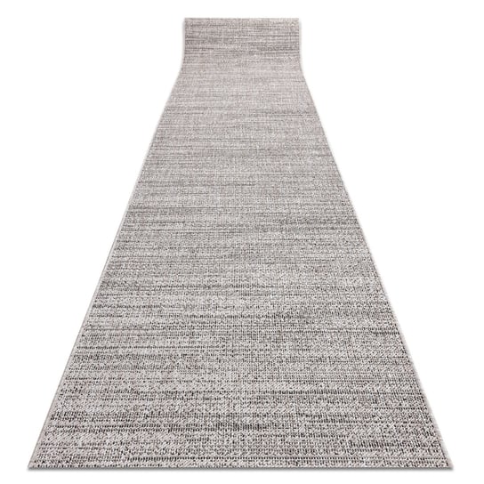 Chodnik SIZAL FLOORLUX wzór 20389 srebrny  / czarny 100 cm, 100x300 cm Dywany Łuszczów