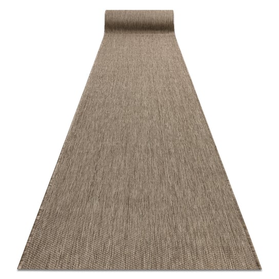 Chodnik SIZAL FLOORLUX wzór 20433 taupe GŁADKI 100 cm, 100x800 cm Dywany Łuszczów