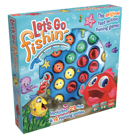 Chodźmy na rybki Lets Go Fishin Original, gra zręcznościowa, Goliath Games Goliath Games