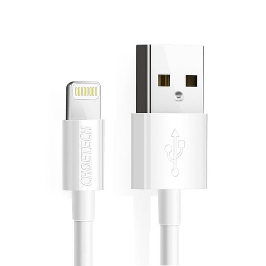 Choetech certyfikowany kabel przewód USB-A - Lightning MFI 1,8m biały (IP0027) ChoeTech