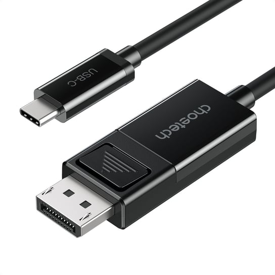 Choetech kabel dwukierunkowy DisplayPort - USB Typ C 1.8m czarny (XCP-1803) ChoeTech