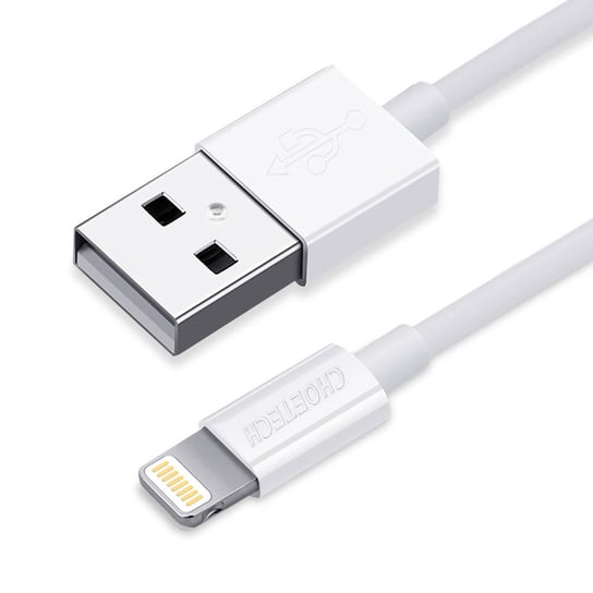 Choetech kabel przewód MFI USB - Lightning 1,2m biały (IP0026 white) ChoeTech