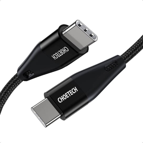 Choetech kabel przewód USB Typ C - USB Typ C Power Delivery 60W 5A 2m czarny (XCC-1003) ChoeTech