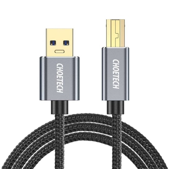 Choetech kabel USB Typ B do drukarki (męski) - USB 2.0 (męski) 480 Mbps 3m (AB0011-BK) ChoeTech