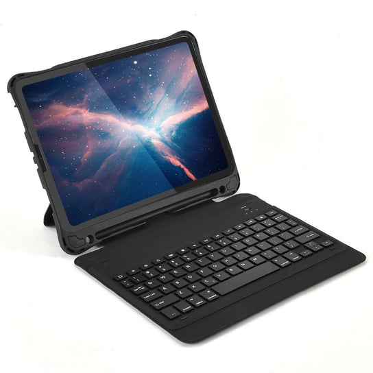 Choetech Keyboard Case etui pokrowiec do iPad Pro 11'' 2020 / 2018 bezprzewodowa klawiatura Bluetooth czarny (BH-011) ChoeTech
