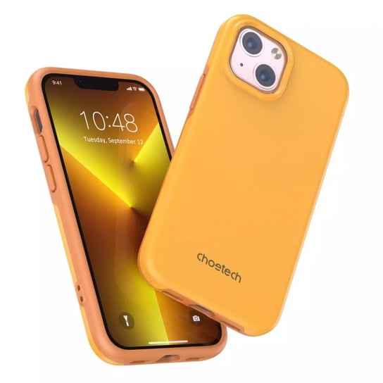 Choetech MFM Anti-drop case etui Made For MagSafe do iPhone 13 mini pomarańczowy (PC0111-MFM-YE) 4kom.pl