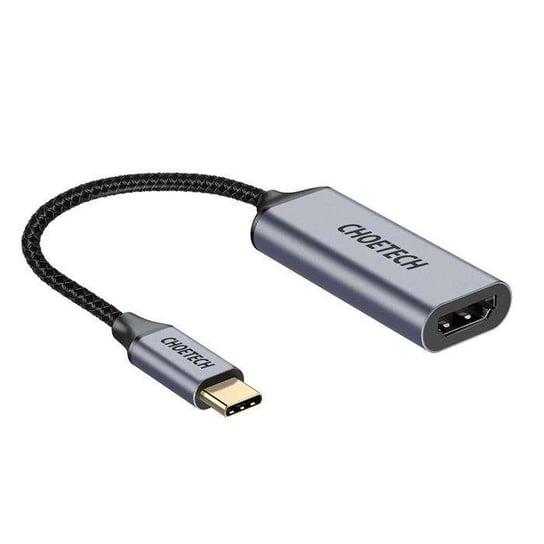 Choetech przejściówka adapter HUB USB Typ C (męski) na HDMI (żeński) 4K 60Hz szary (HUB-H10) ChoeTech