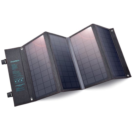 Choetech Rozkładana Ładowarka Solarna Słoneczna Fotowoltaiczna 36W Quick Charge Power Delivery Usb ChoeTech