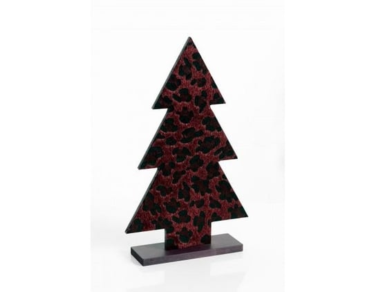 Choinka na biurko świąteczna 36 cm fiolet/czarny Kaemingk