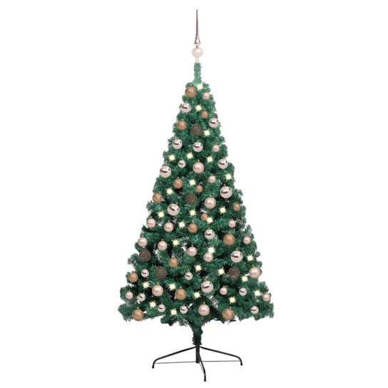 Choinka świąteczna PVC 120 cm z lampkami LED Inna marka