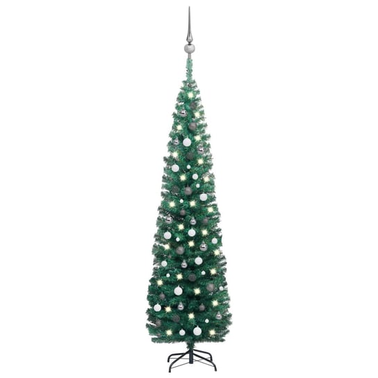 Choinka świąteczna PVC 240 cm, z lampkami LED Inna marka