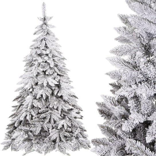 Choinka sztuczna 250 cm Premium Świerk Kaukaski Ośnieżony Drzewko Świąteczne Springos