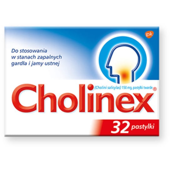 Cholinex, 150 mg, pastylki do ssania, 32 szt. GlaxoSmithKline
