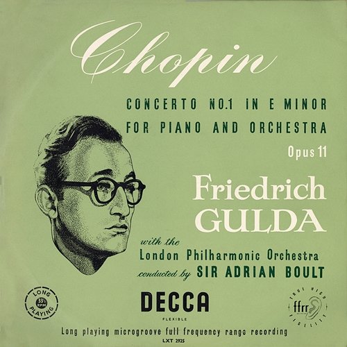 Chopin: 4 Ballades; Concerto No. 1, Op. 11 Friedrich Gulda, London Philharmonic Orchestra, Sir Adrian Boult