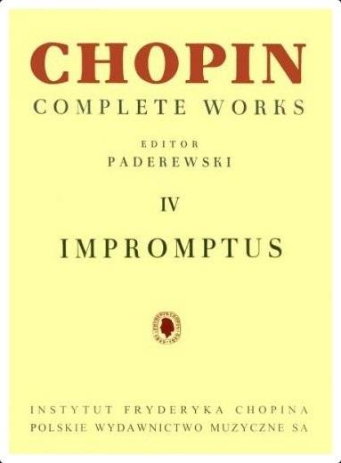 Chopin. Complete Works. Impromptus PWM Polskie Wydawnictwo Muzyczne