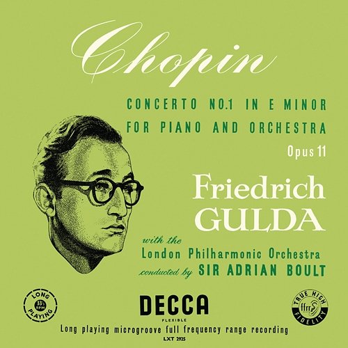 Chopin: Piano Concerto No. 1 Friedrich Gulda, London Philharmonic Orchestra, Sir Adrian Boult