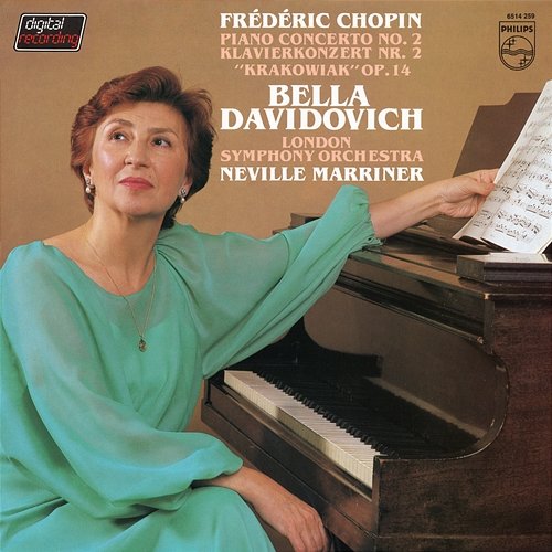 Chopin: Piano Concerto No. 2, Krakowiak Bella Davidovich, London Symphony Orchestra, Sir Neville Marriner