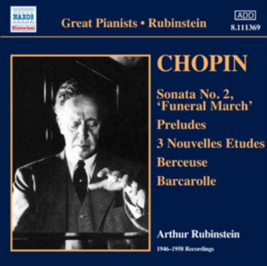 Chopin Recordings 1946–1958 Rubinstein Arthur