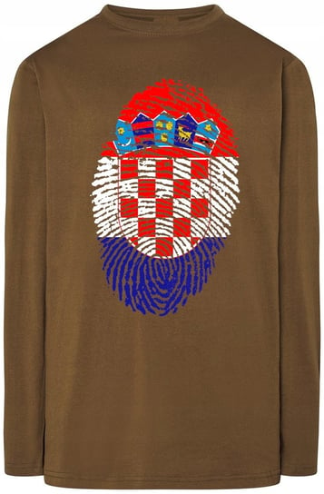 Chorwacja Flaga Odcisk Bluza Longsleeve Rozm.4XL Inna marka