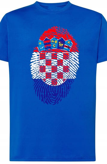 Chorwacja Flaga Odcisk Męski T-Shirt Rozm.L Inna marka