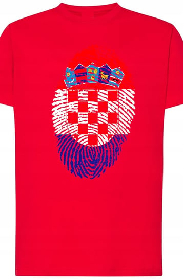 Chorwacja Flaga Odcisk Męski T-Shirt Rozm.L Inna marka