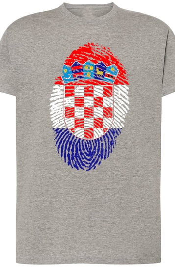 Chorwacja Flaga Odcisk Męski T-Shirt Rozm.M Inna marka