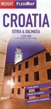 Chorwacja. Istria i Dalmancja. Mapa 1:325 000 Opracowanie zbiorowe