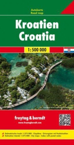 Chorwacja. Mapa samochodowa 1:500 000 Opracowanie zbiorowe