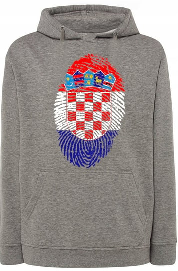 Chorwacja Nadruk Flaga Odcisk Bluza r.5XL Inna marka