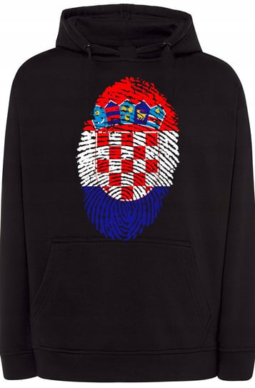 Chorwacja Nadruk Flaga Odcisk Bluza r.5XL Inna marka