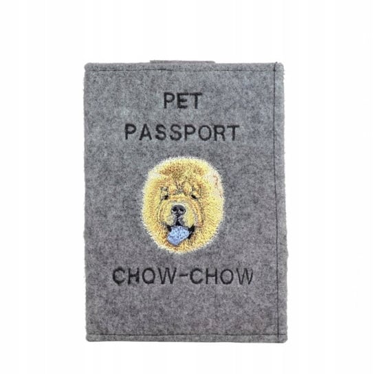 Chow chow Haftowany pokrowiec na paszport Inna marka