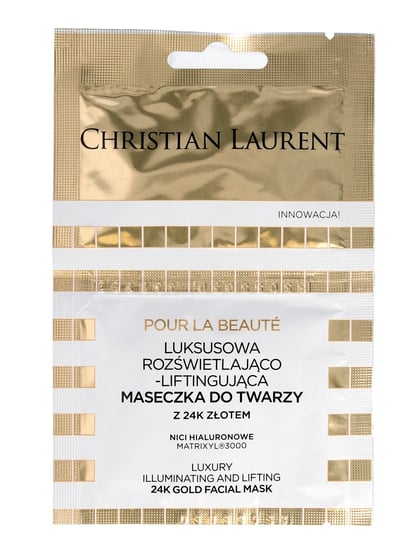 Christian Laurent, Pour La Beaute, luksusowa maseczka do twarzy rozświetlająco-liftingująca, 2x5 ml Christian Laurent