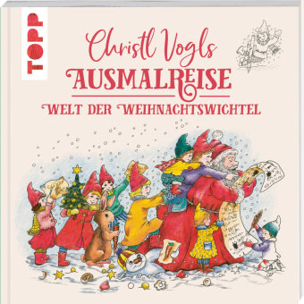 Christl Vogls Ausmalreise - Welt der Weihnachtswichtel Frech Verlag Gmbh