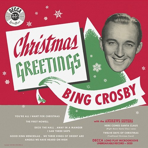 Christmas Greetings Bing Crosby