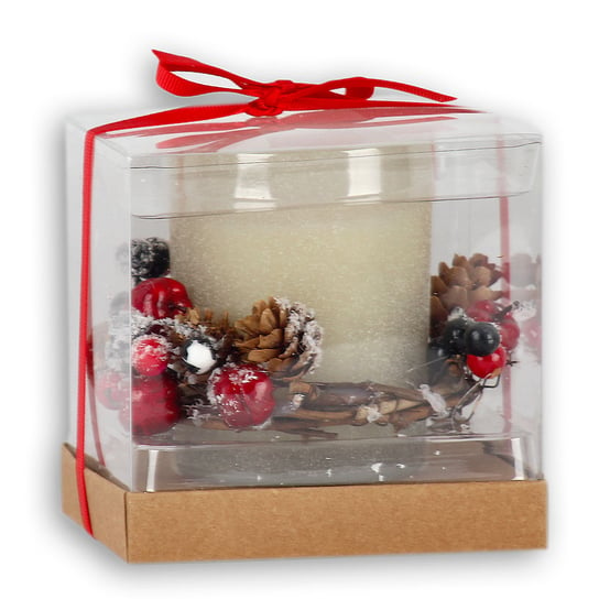 Christmas Wishes, Świeca z dekoracją w pudełku Empik