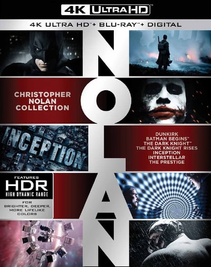 Christopher Nolan - Kolekcja filmów Nolan Christopher